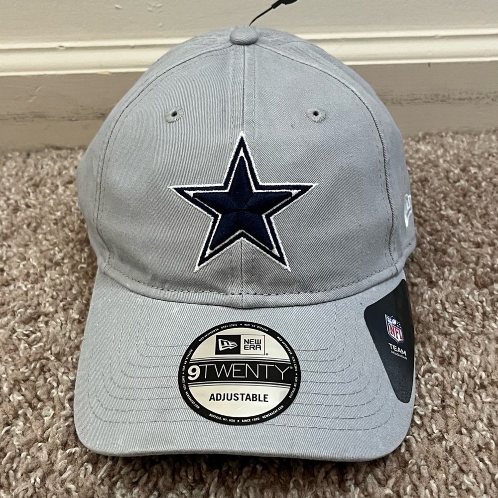 New Era NFL Dallas Cowboys Blue Star strap back Gray Hat 9twenty NEW